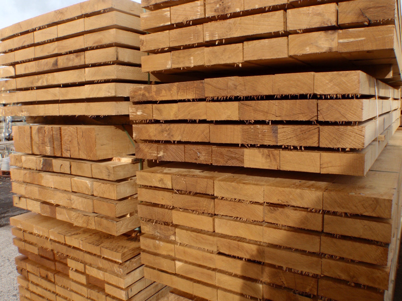 Image for Green oak Boards