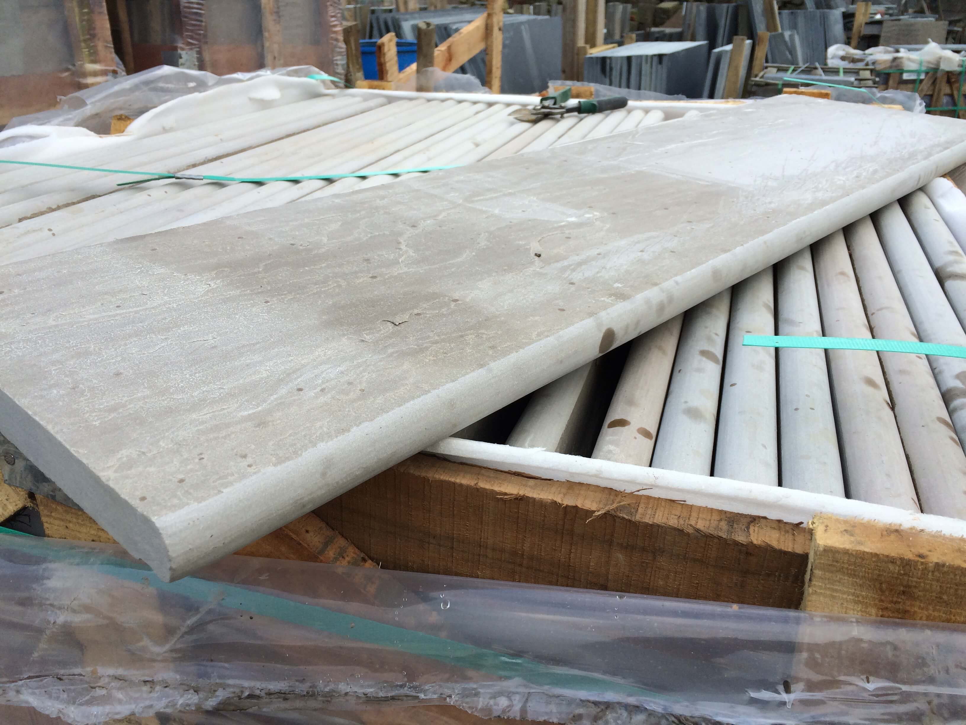 Image for 30mm Bullnose Stone Hearth
