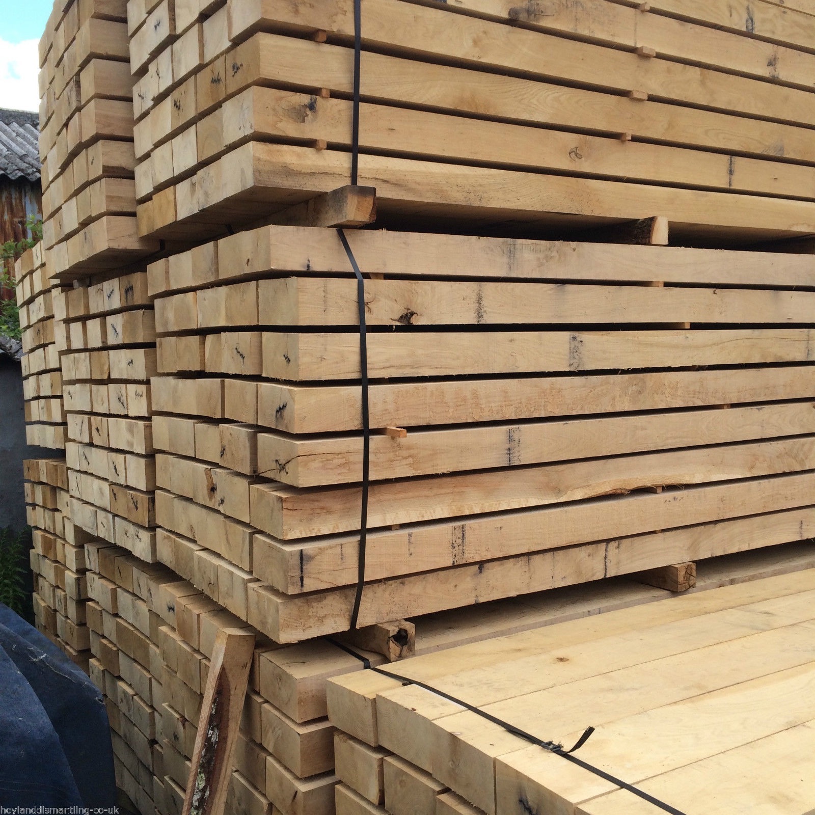 Image for New French Oak sleepers (2.4m)