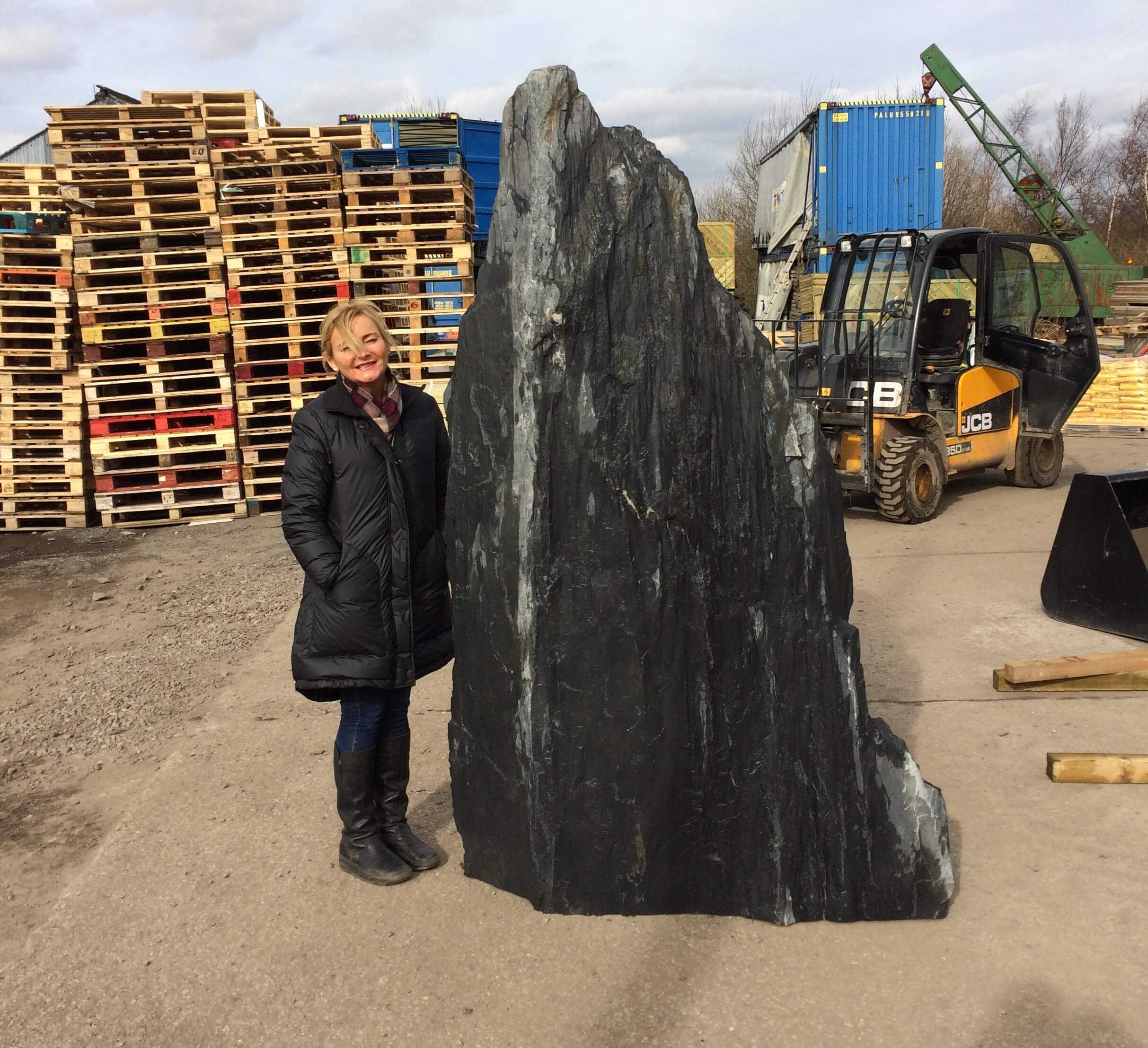 first image for 2.35m Slate monolith (M2)