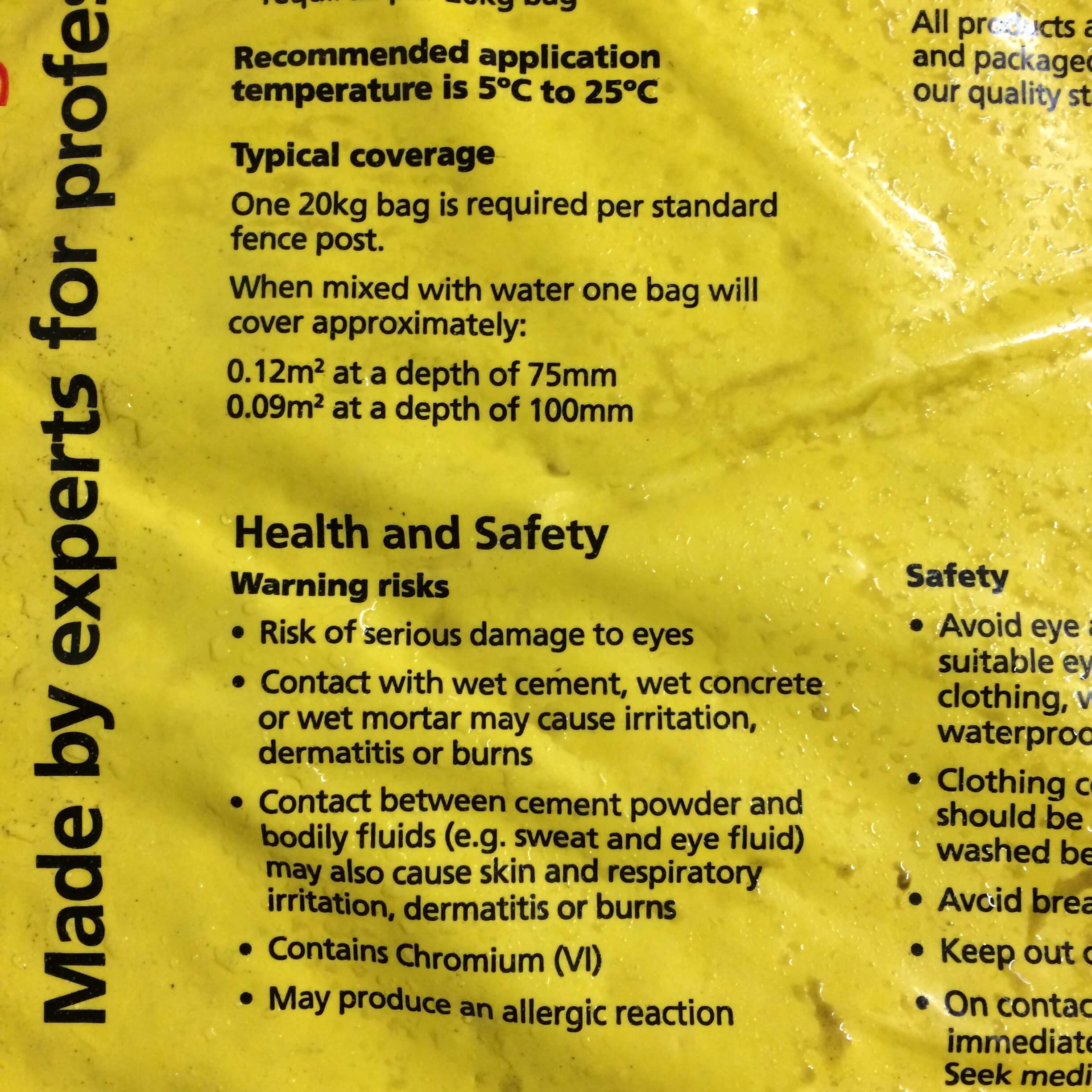 Third image for Full pallet of Postcrete (72 bags)