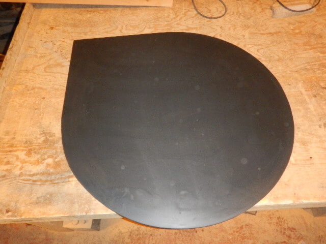 Fifth image for Slate teardrop corner hearth