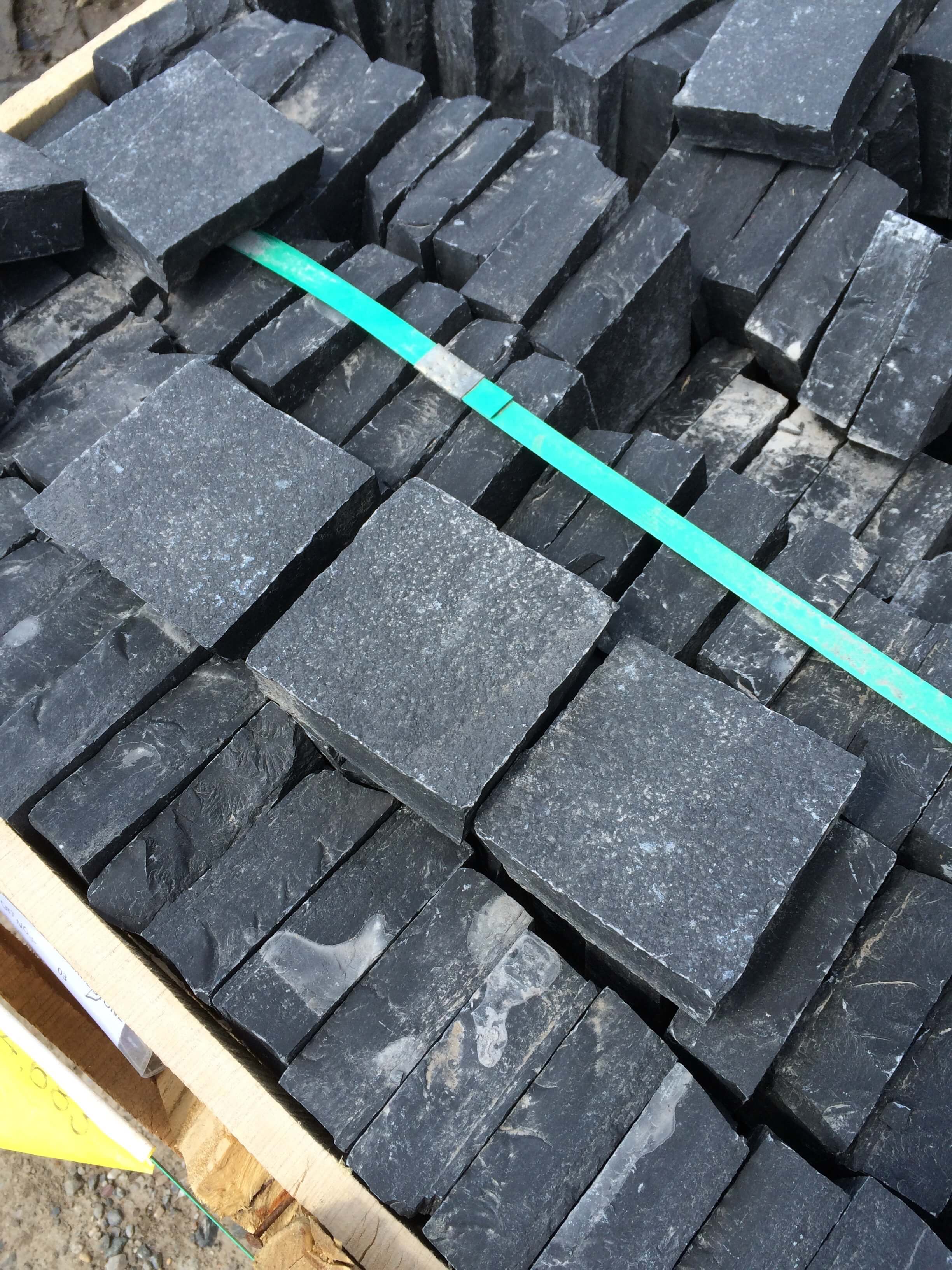 Image for Black Limestone Cobble Setts