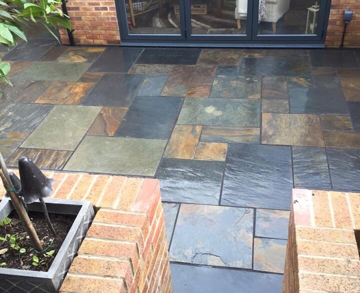 first image for Rustic-Multi random Slate Paving